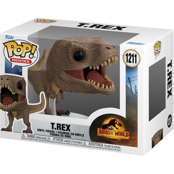 Funko Pop! Vinyl Figure - T.Rex - Jurassic World Dominion #1211 - Picture 2 of 3